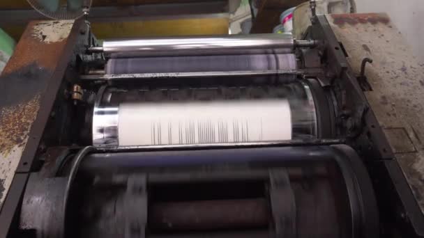 Books Being Printed Machines — Wideo stockowe