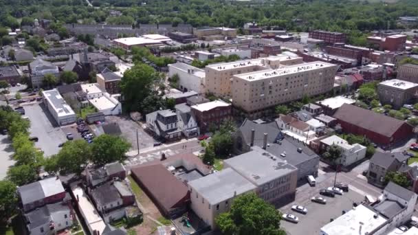 Drone Widok Budynki Miasta Pensylwanii — Wideo stockowe