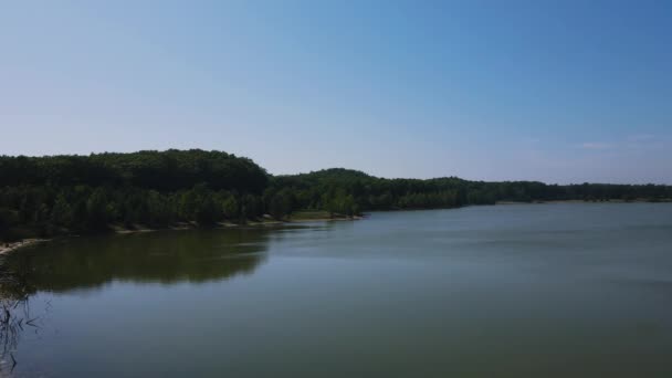 Drone View Dune Harbor Park Summer — Video