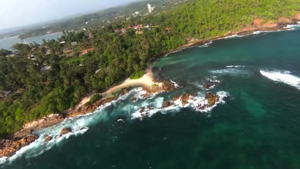 Video Fpv Dilihat Dari Atas Pandangan Udara Dari Drone Fpv — Stok Video
