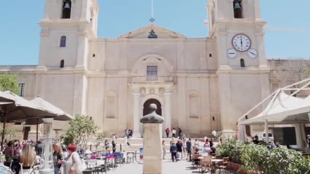 Johns Cathedral Valletta Malta — 图库视频影像