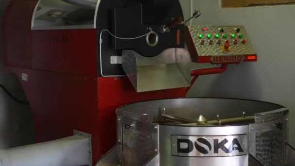 Kaffekokare Kaffekokare Kaffekokare Kaffekokare Rost Costa Rica — Stockvideo