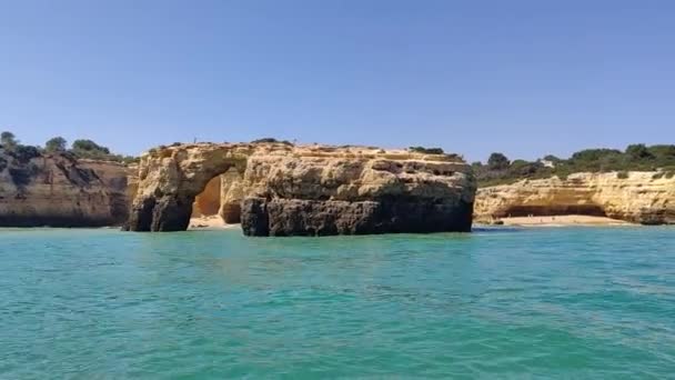 Arco Albandeira Algarve Portugal — Vídeo de stock