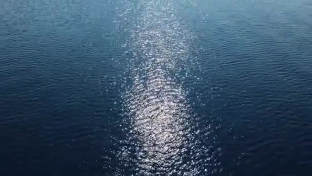 Drone Shot Revealing Beach Forest Heavenly Mountain Waters Lake Tahoe — Video