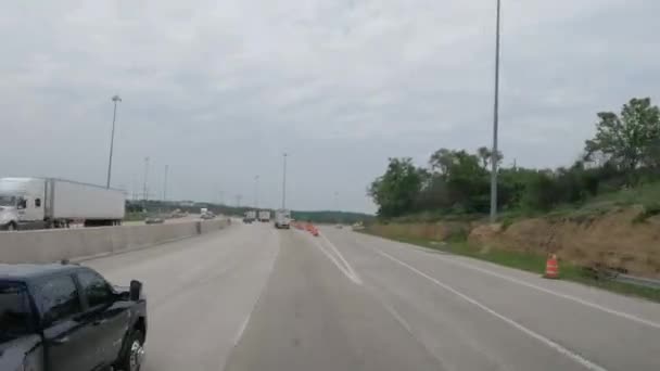 Οδήγηση Κοντά Στο Joliet Illinois Και Us30 — Αρχείο Βίντεο