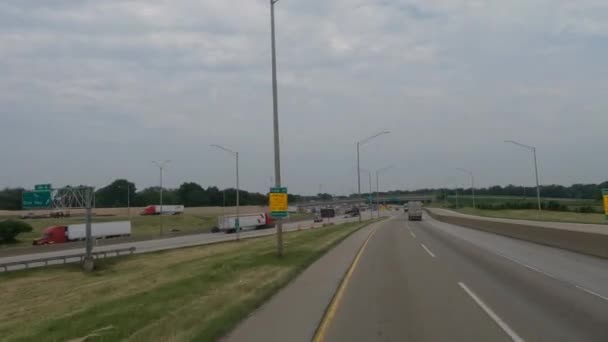 Driving Glenwood Illinois 294 — Vídeo de stock
