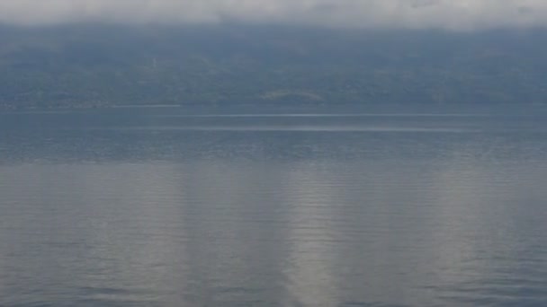 Озеро Сингкарак Сик Западная Суматра Индонезия Видео Красивые Кадры Озера — стоковое видео