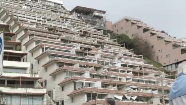 Unique Architecture Tourist Accommodation Renaca Vina Del Mar Chile Static — Stockvideo