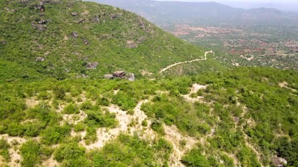 Drone View West Pokot North Rift Kenia Pora Deszczowa Północy — Wideo stockowe