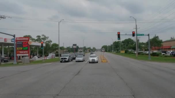 High Gas Price Dollars Glenwood Illinois — Vídeo de Stock