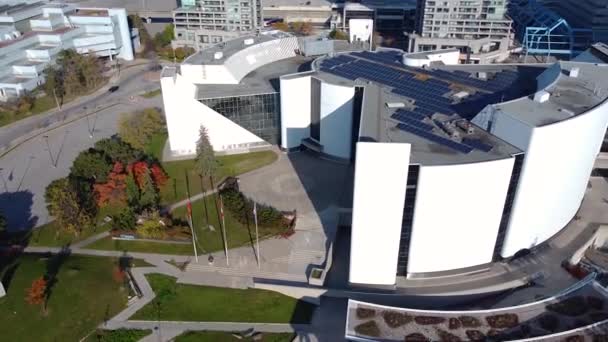 Scarborough Civic Centre Zarząd Szkoły Toronto Miejskie Budynki Biblioteki Publicznej — Wideo stockowe