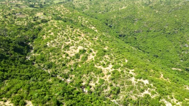 Drone View West Pokot North Rift Kenia Pora Deszczowa Północy — Wideo stockowe