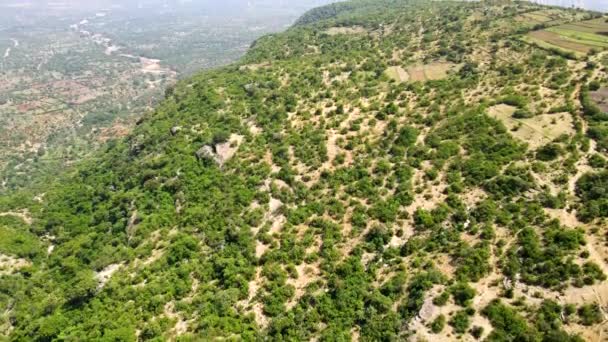 Pohled Západní Pokot Severní Rift Keňa Zelené Období Dešťů Severní — Stock video