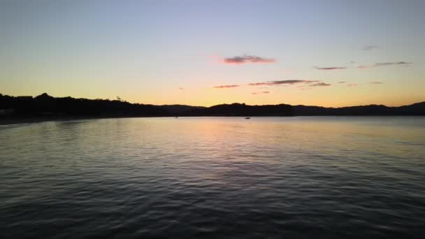 Flying Boat Moored Sunset — Video