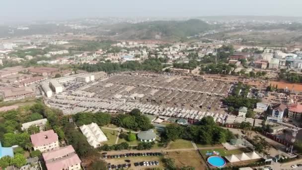 Shot Van Garki Ultra Moderne Markt Abuja Nigeria — Stockvideo