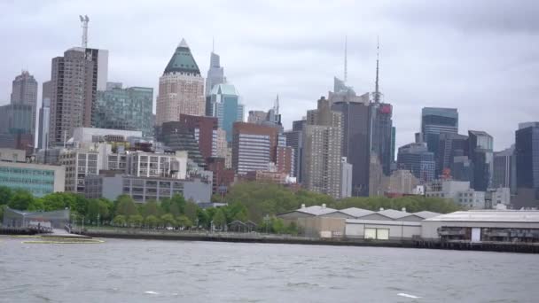 New York City Large Buildings — Vídeos de Stock