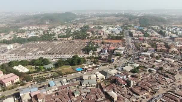 Shot Garki Ultra Nowoczesny Rynek Abuja Nigeria — Wideo stockowe