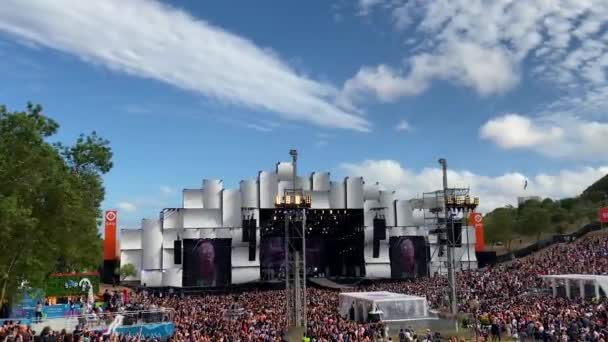 Xutos Und Pontaps Rocken Ihr Konzert Bei Rock Rio Erstaunliche — Stockvideo