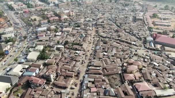 Schuss Auf Den Ultramodernen Markt Von Garki Abuja Nigeria — Stockvideo