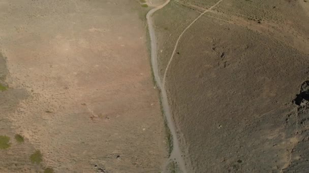 Foto Reveladora Lago Lago Gignoux Con Las Montañas Fondo — Vídeo de stock