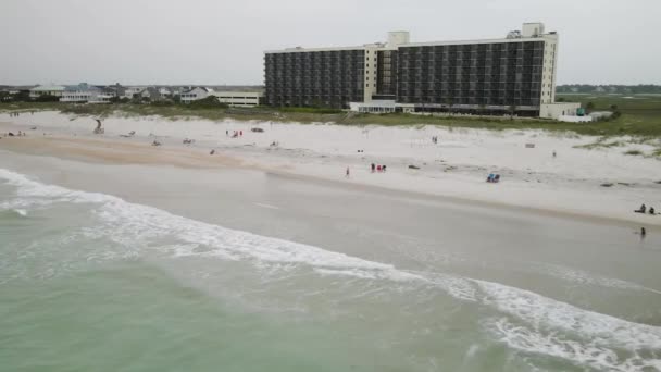 Shell Island Beach Resort Pista Aérea Izquierda — Vídeo de stock