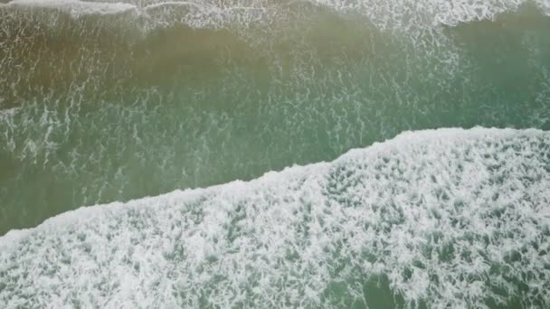Wrightsville Sahil Insanlarının Kıyılarına Doğru Dalgalar Yayılıyor — Stok video