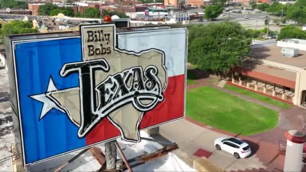 Billy Bobs Texas World Largest Honky Tonk Bar Dance Location — Stock Video
