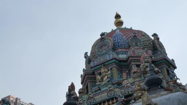 December 2021 Bangkok Thailand View Dome Roof Maha Uma Devi — Stockvideo