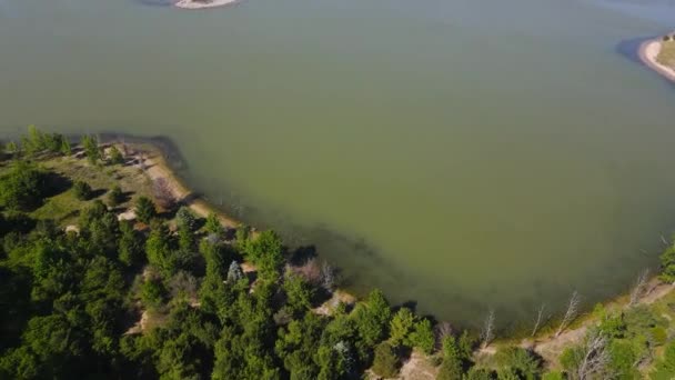 Westside Dune Harbor Lake Från Luften — Stockvideo