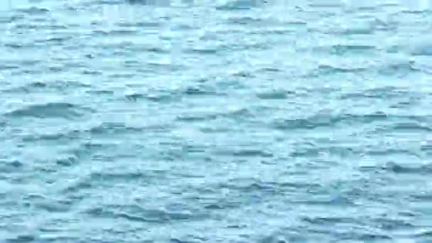Una Vista Temporale Cinematografica Del Mar Baltico Struttura Della Superficie — Video Stock