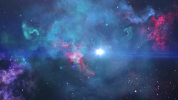 Astronomical Scientific Background Deep Space — Video