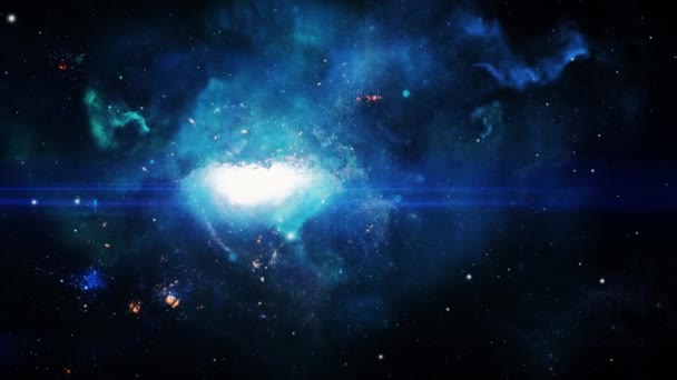 Nebula Covering Galaxy Great Universe — Video