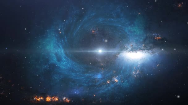 Μαύρη Τρύπα Στο Βαθύ Διάστημα — Αρχείο Βίντεο
