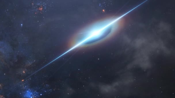 Lumină Strălucitoare Universul Profund — Videoclip de stoc