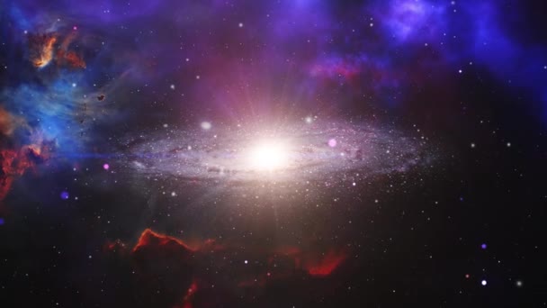 Spiral Galaxy Floating Space — Video