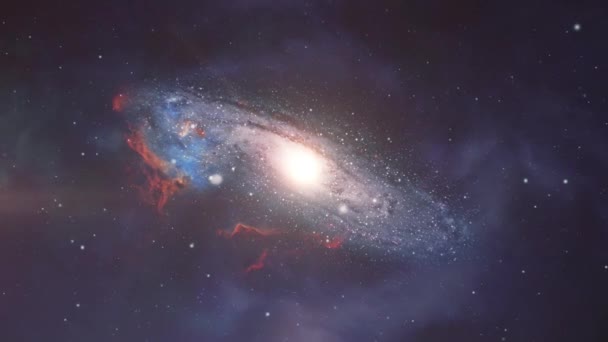 Galaxia Vía Láctea Universo — Vídeos de Stock