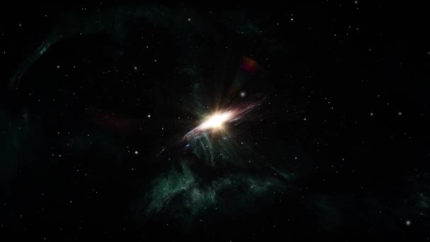 Nébuleuse Particules Poussière Dans Univers — Video
