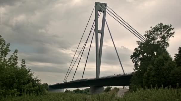 Timelapse Car Bridge Germany — Stockvideo