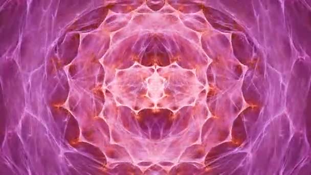 Mystery Spirit Portal Awakened Seamless Looping Abstract Fractal Kaleidoscope Artistic — Stock videók