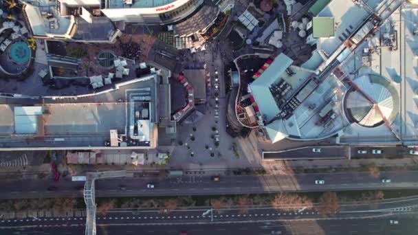 Вигляд Долью Торговому Центрі Парк Арауко Лас Кондес Сантьяго Чилі — стокове відео