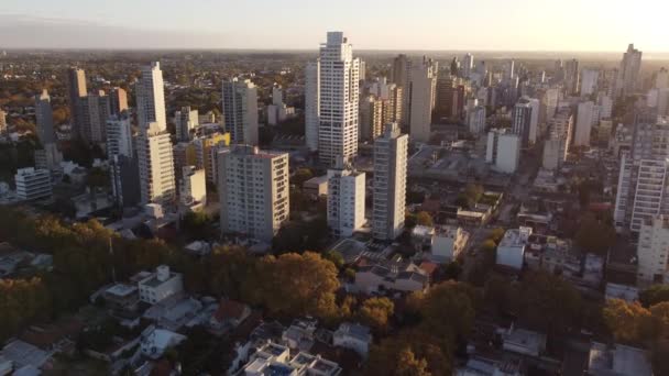 Luchtfoto Filmische Drone Zicht Lomas Zamora Stad Buenos Aires Provincie — Stockvideo