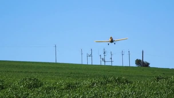 Crop Sprayer Fields Wheat — Stock video