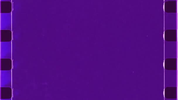 Цветные Миллиметровые Пленочные Ожоги Грязь Пыль Фантастический Фильм — стоковое видео