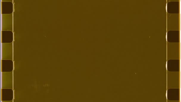 Цветные Миллиметровые Пленочные Ожоги Грязь Пыль Фантастический Фильм — стоковое видео