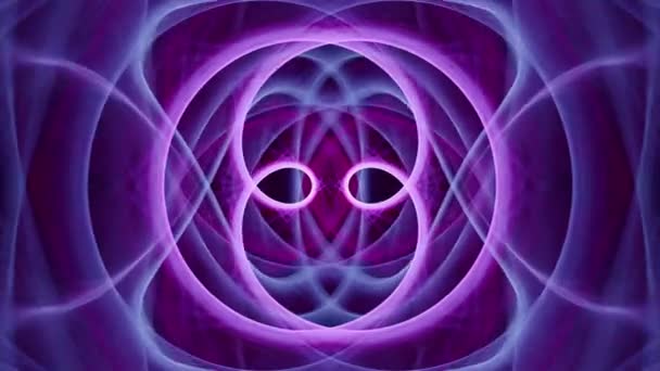 Omega Spirals Forever Seamless Looping Abstract Fractal Spirals Kaleidoscope Artistic — Stock videók