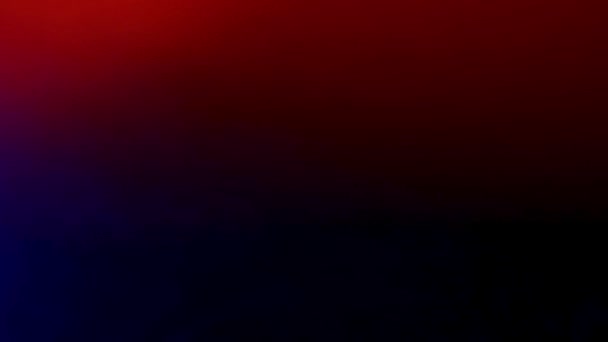 Red Blue Lights Police Flickering Black Background — Stockvideo