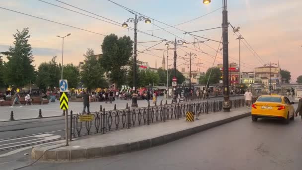 Traffic Istanbul Turkey Afternoon — Stockvideo