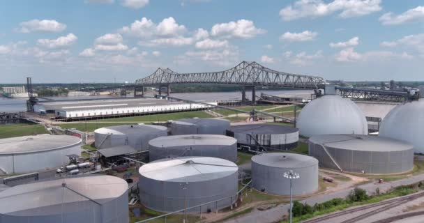 Vue Aérienne Pont Horace Wilkinson Baton Rouge Louisiane — Video