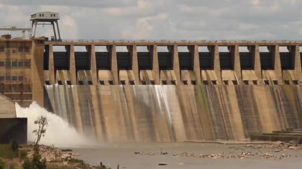 Vaal Dam Wall River – Stock-video