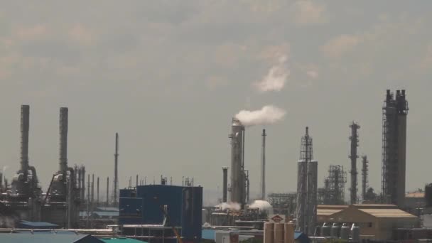 Petro Chemical Company Work — Stockvideo
